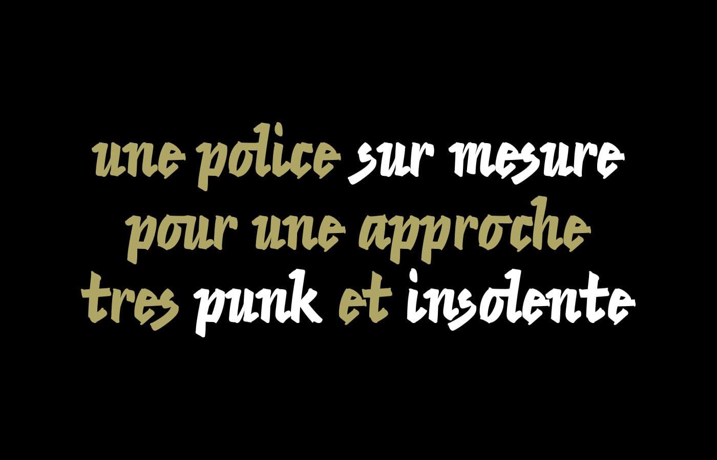 Three lines of text showing the font wit ligatures